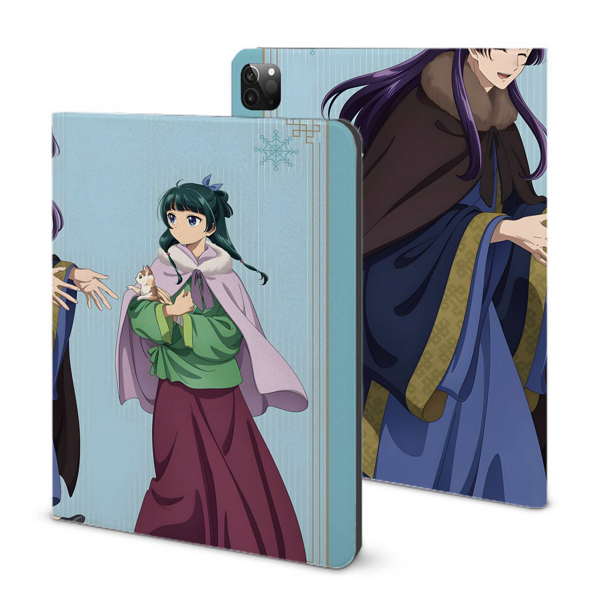 （画像用） 薬屋のひとりごと The Apothecary Diaries IPadケース ペンホルダー付き ブックスタイルデザイン